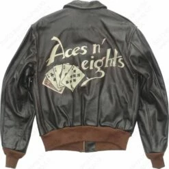 Cockpit USA Aces And Eights Flight Jacket Z21V029 36 Cockpit USA Aces And Eights Flight Jacket Z21V029 -Bison Trading Shop cockpit z21v029 2022 40 25