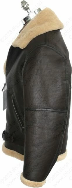 Cockpit USA RAF Fighter Weight Sheepskin Bomber Jacket Z21W010 - 2023 New Edition 23 Cockpit USA RAF Fighter Weight Sheepskin Bomber Jacket Z21W010 - 2023 New Edition -Bison Trading Shop cockpit z21w010 23 38 12