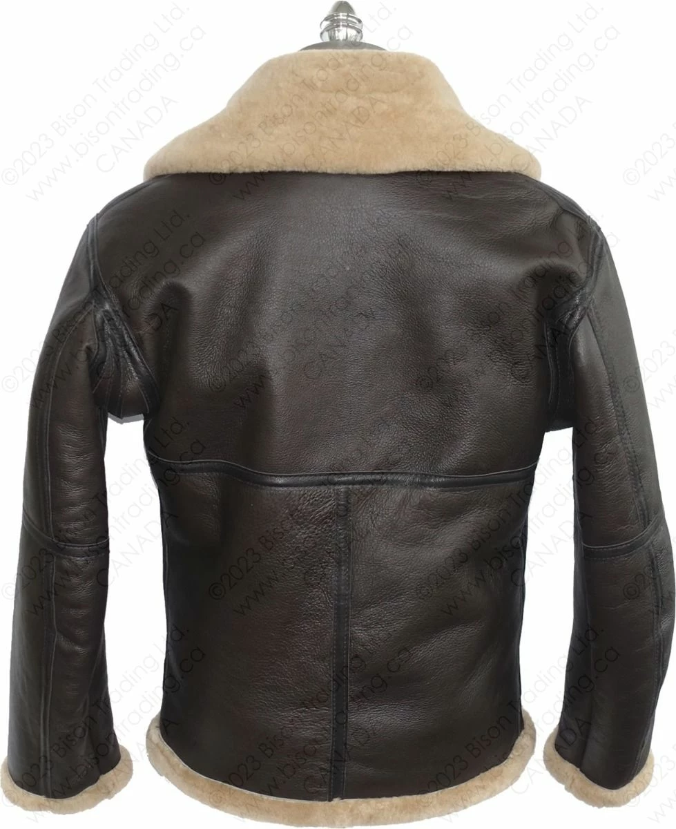 Cockpit USA RAF Fighter Weight Sheepskin Bomber Jacket Z21W010 - 2023 New Edition 5 Cockpit USA RAF Fighter Weight Sheepskin Bomber Jacket Z21W010 - 2023 New Edition - Image 3