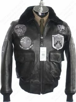 Cockpit USA Bogard By Mike B X Stealth Top Gun Bomber Jacket Z21W106