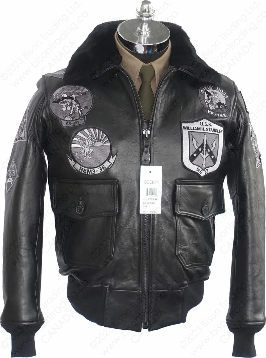 Cockpit USA Bogard By Mike B X Stealth Top Gun Bomber Jacket Z21W106 3 Cockpit USA Bogard By Mike B X Stealth Top Gun Bomber Jacket Z21W106
