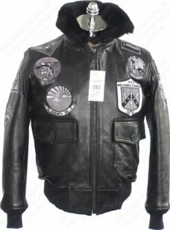 Cockpit USA Bogard By Mike B X Stealth Top Gun Bomber Jacket Z21W106 27 Cockpit USA Bogard By Mike B X Stealth Top Gun Bomber Jacket Z21W106 -Bison Trading Shop cockpit z21w106 s 16