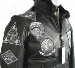 Cockpit USA Bogard By Mike B X Stealth Top Gun Bomber Jacket Z21W106 32 Cockpit USA Bogard By Mike B X Stealth Top Gun Bomber Jacket Z21W106 -Bison Trading Shop cockpit z21w106 s 21