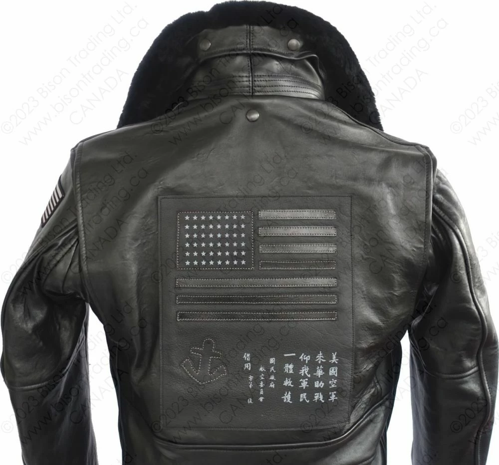 Cockpit USA Bogard By Mike B X Stealth Top Gun Bomber Jacket Z21W106 16 Cockpit USA Bogard By Mike B X Stealth Top Gun Bomber Jacket Z21W106 - Image 14