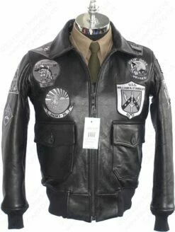 Cockpit USA Bogard By Mike B X Stealth Top Gun Bomber Jacket Z21W106 36 Cockpit USA Bogard By Mike B X Stealth Top Gun Bomber Jacket Z21W106 -Bison Trading Shop cockpit z21w106 s 25