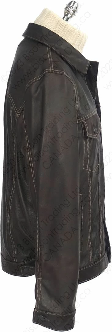 Cockpit USA Calfskin Leather Jean Jacket Z21X003 14 Cockpit USA Calfskin Leather Jean Jacket Z21X003 - Image 12