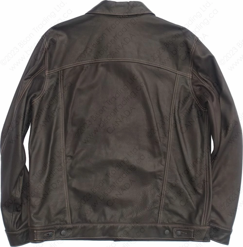 Cockpit USA Calfskin Leather Jean Jacket Z21X003 17 Cockpit USA Calfskin Leather Jean Jacket Z21X003 - Image 15