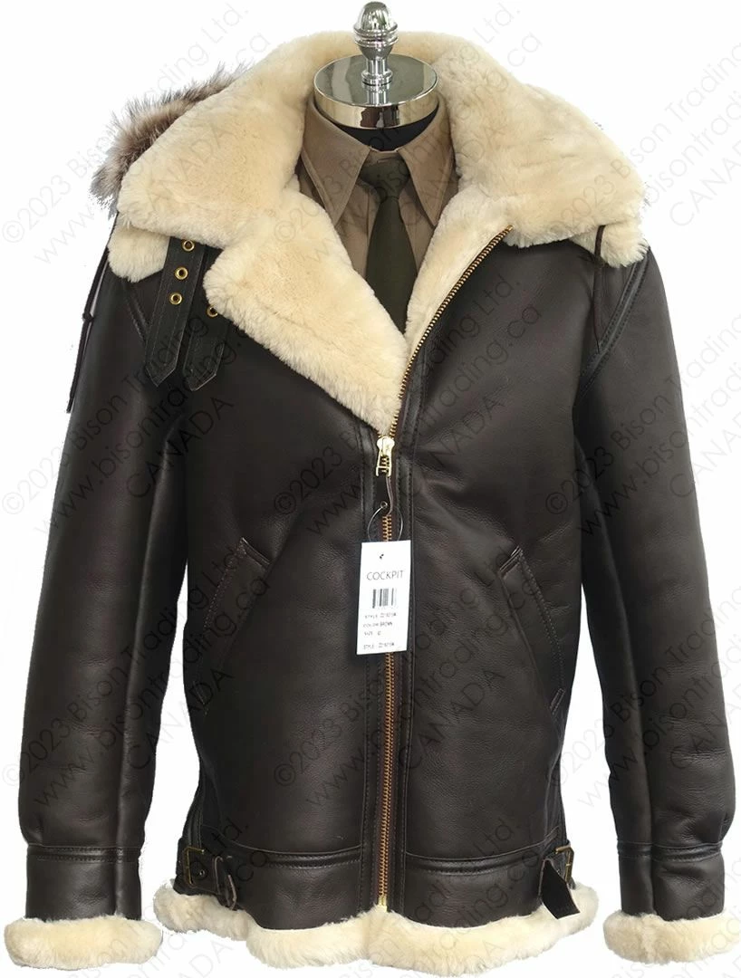 Cockpit USA The Dakota Hooded B3 Coat Z21X015 7 Cockpit USA The Dakota Hooded B3 Coat Z21X015 - Image 5