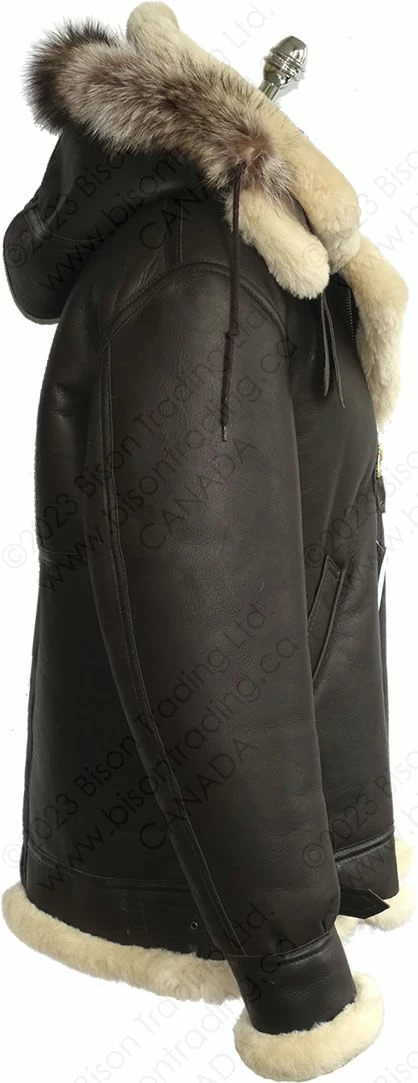 Cockpit USA The Dakota Hooded B3 Coat Z21X015 6 Cockpit USA The Dakota Hooded B3 Coat Z21X015 - Image 4