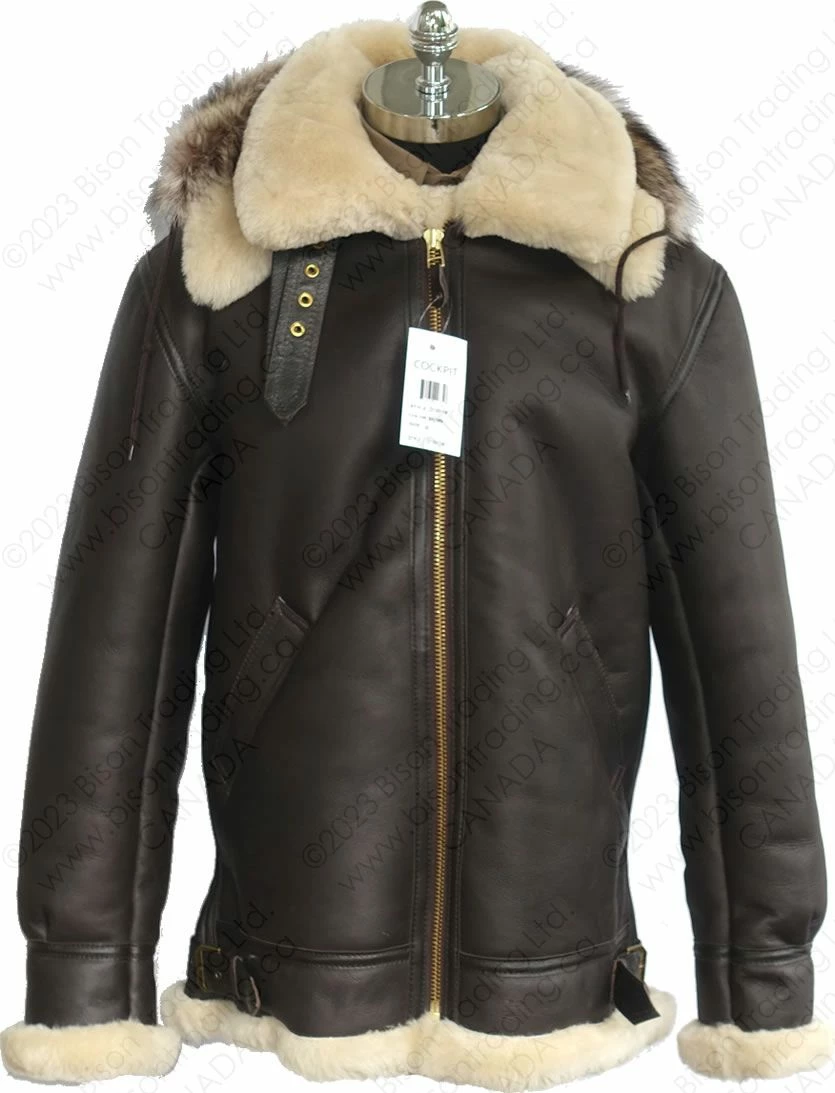 Cockpit USA The Dakota Hooded B3 Coat Z21X015 8 Cockpit USA The Dakota Hooded B3 Coat Z21X015 - Image 6