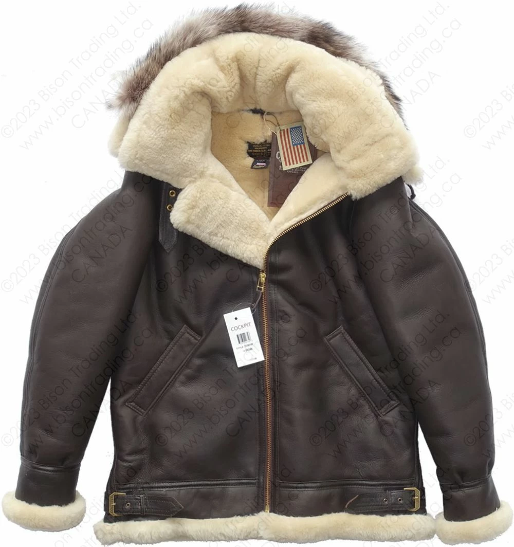 Cockpit USA The Dakota Hooded B3 Coat Z21X015 14 Cockpit USA The Dakota Hooded B3 Coat Z21X015 - Image 12