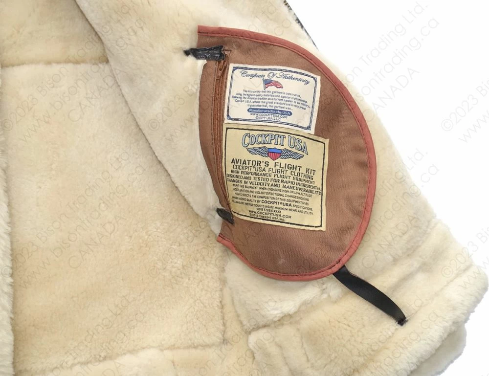 Cockpit USA The Dakota Hooded B3 Coat Z21X015 20 Cockpit USA The Dakota Hooded B3 Coat Z21X015 - Image 18