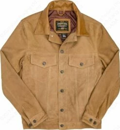 Cockpit USA Suede Trucker Jacket Z21Z002
