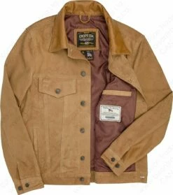 Cockpit USA Suede Trucker Jacket Z21Z002 11 Cockpit USA Suede Trucker Jacket Z21Z002 -Bison Trading Shop cockpit z21z002 4