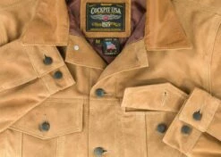 Cockpit USA Suede Trucker Jacket Z21Z002 13 Cockpit USA Suede Trucker Jacket Z21Z002 -Bison Trading Shop cockpit z21z002 6