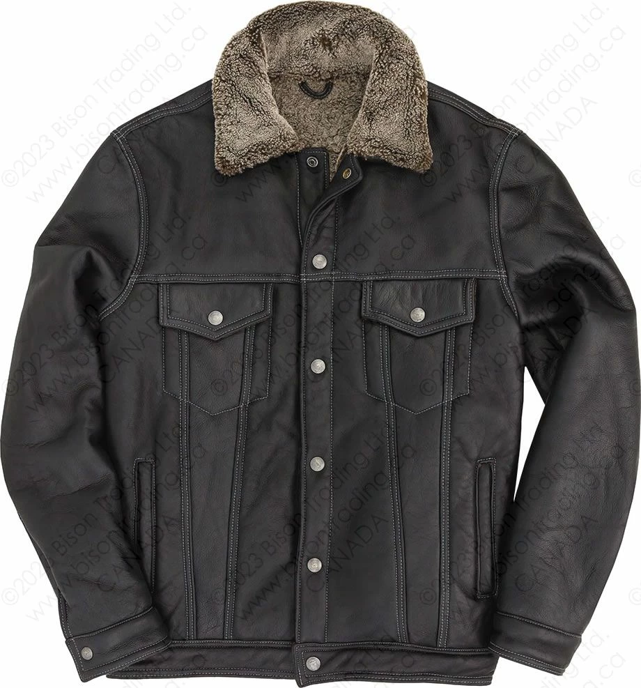 Cockpit USA The Sheepskin Midnight Trucker Z21Z009 3 Cockpit USA The Sheepskin Midnight Trucker Z21Z009