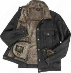 Cockpit USA The Sheepskin Midnight Trucker Z21Z009 9 Cockpit USA The Sheepskin Midnight Trucker Z21Z009 -Bison Trading Shop cockpit z21z009 3