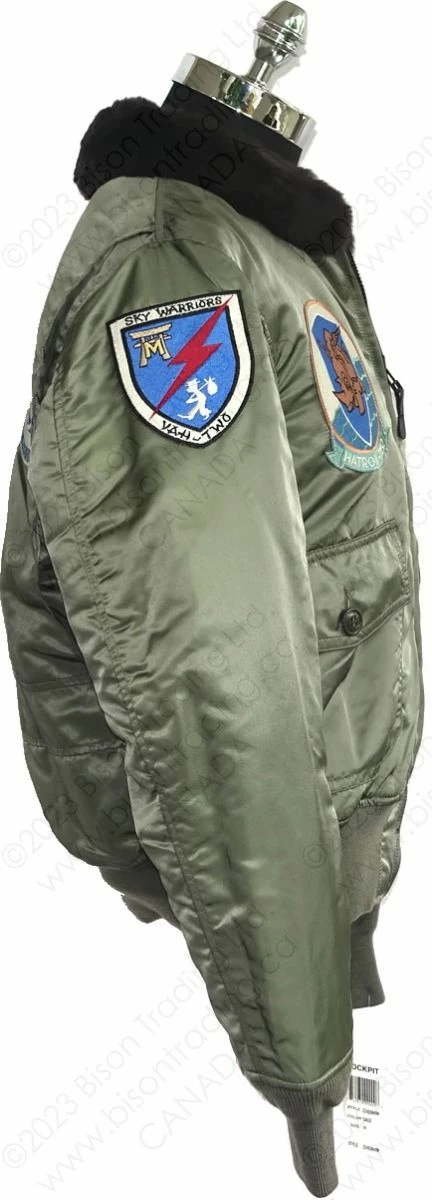Cockpit USA G-1 US Fighter Weapons Jacket With Patches Z24E004I 6 Cockpit USA G-1 US Fighter Weapons Jacket With Patches Z24E004I - Image 4
