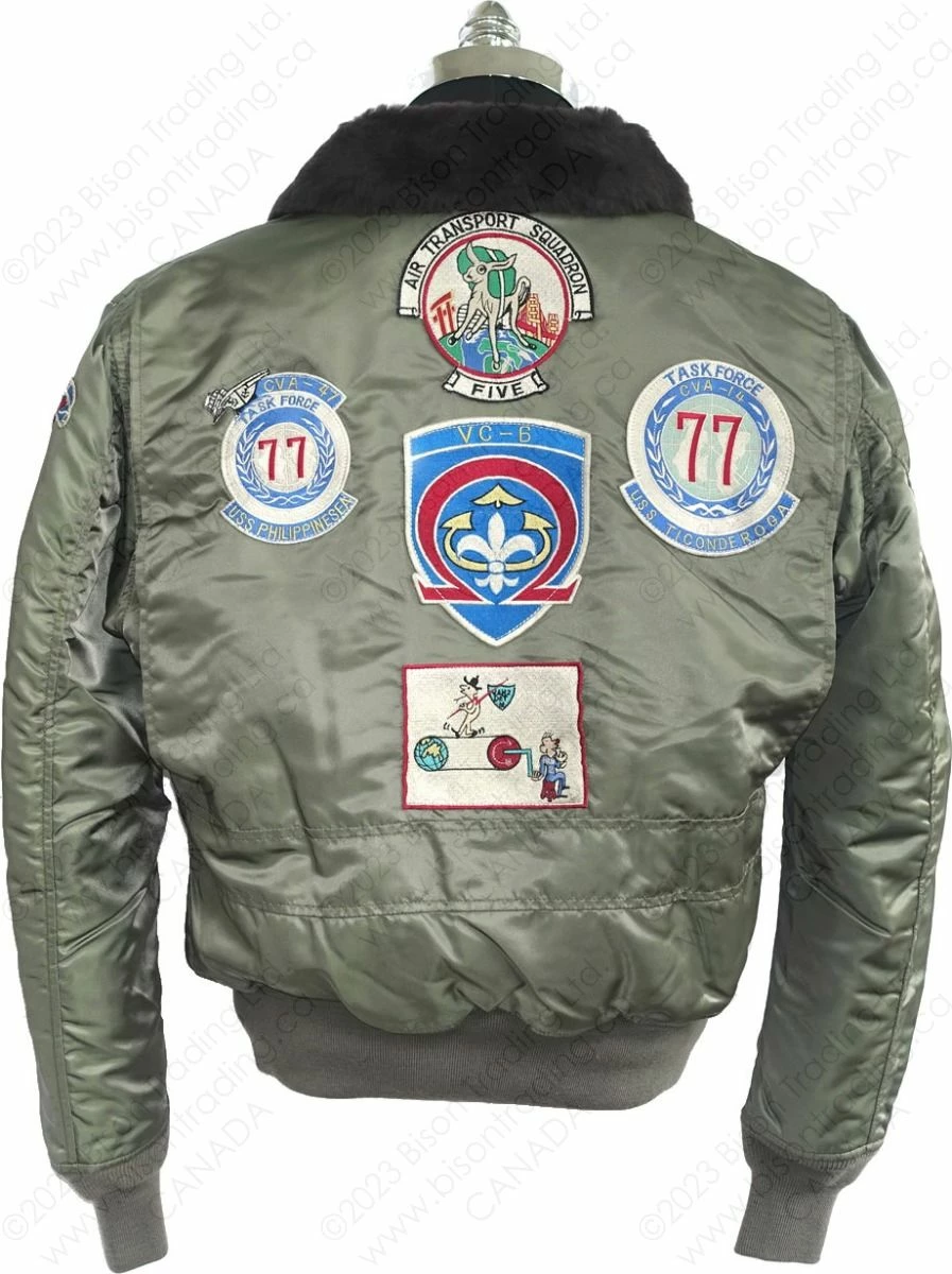 Cockpit USA G-1 US Fighter Weapons Jacket With Patches Z24E004I 4 Cockpit USA G-1 US Fighter Weapons Jacket With Patches Z24E004I - Image 2