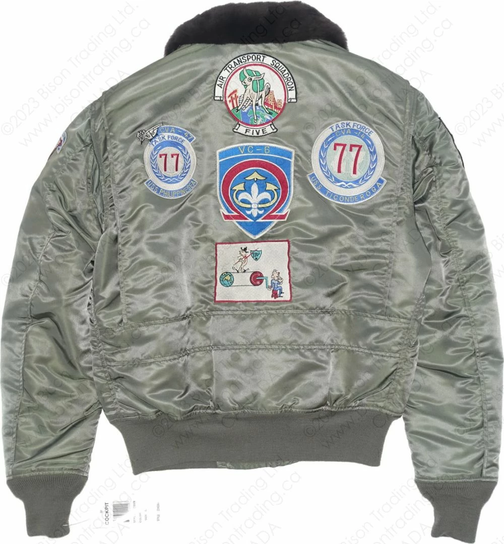 Cockpit USA G-1 US Fighter Weapons Jacket With Patches Z24E004I 12 Cockpit USA G-1 US Fighter Weapons Jacket With Patches Z24E004I - Image 10