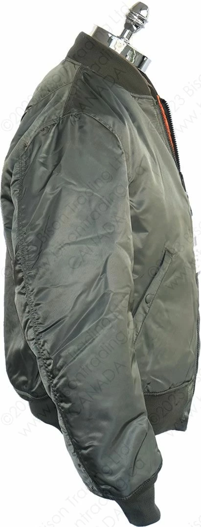 Cockpit USA Authentic MA-1 Bomber Jacket Z24J011D 6 Cockpit USA Authentic MA-1 Bomber Jacket Z24J011D - Image 4