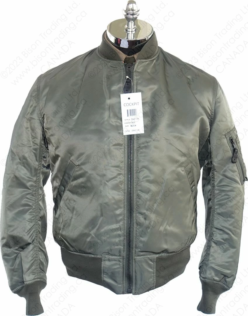 Cockpit USA Authentic MA-1 Bomber Jacket Z24J011D 7 Cockpit USA Authentic MA-1 Bomber Jacket Z24J011D - Image 5