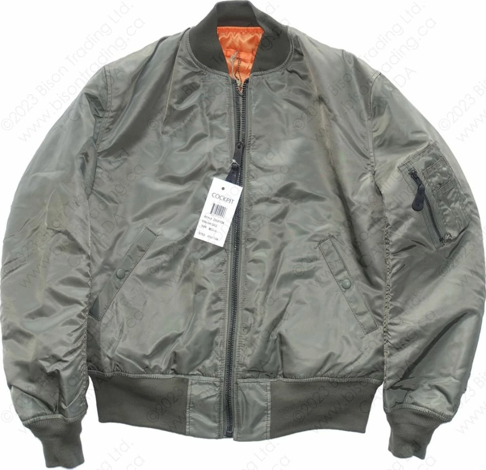 Cockpit USA Authentic MA-1 Bomber Jacket Z24J011D 12 Cockpit USA Authentic MA-1 Bomber Jacket Z24J011D - Image 10