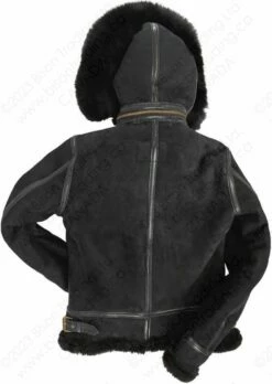 Cockpit USA Women's Hooded B-3 Bomber Jacket W72N300 32 Cockpit USA Women's Hooded B-3 Bomber Jacket W72N300 -Bison Trading Shop cocpit womenb3suedehood 13