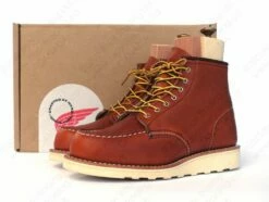 Red Wing Heritage Women's 6-Inch Classic Moc Style No. 3375 23 Red Wing Heritage Women's 6-Inch Classic Moc Style No. 3375 -Bison Trading Shop redwing 3375 23 11