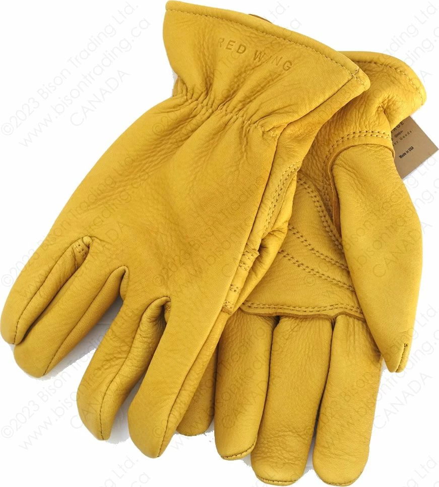 Red Wing Heritage Lined Buckskin Leather Glove Item No. 95237 3 Red Wing Heritage Lined Buckskin Leather Glove Item No. 95237
