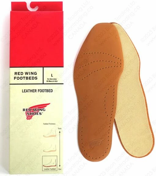 Red Wing Heritage Leather Footbed Item No. 96356 -Bison Trading Shop redwing 96356 23 11