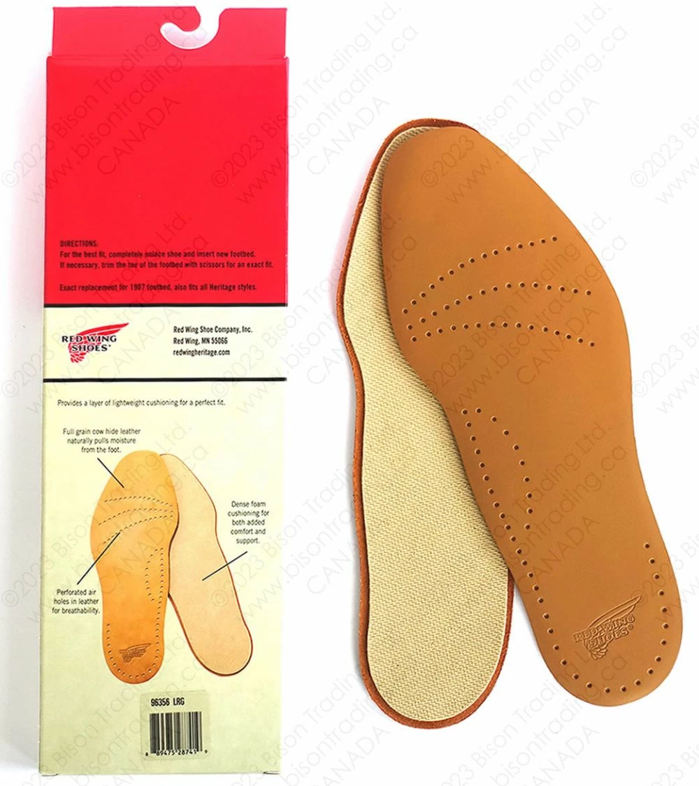 Red Wing Heritage Leather Footbed Item No. 96356 4 Red Wing Heritage Leather Footbed Item No. 96356 - Image 2