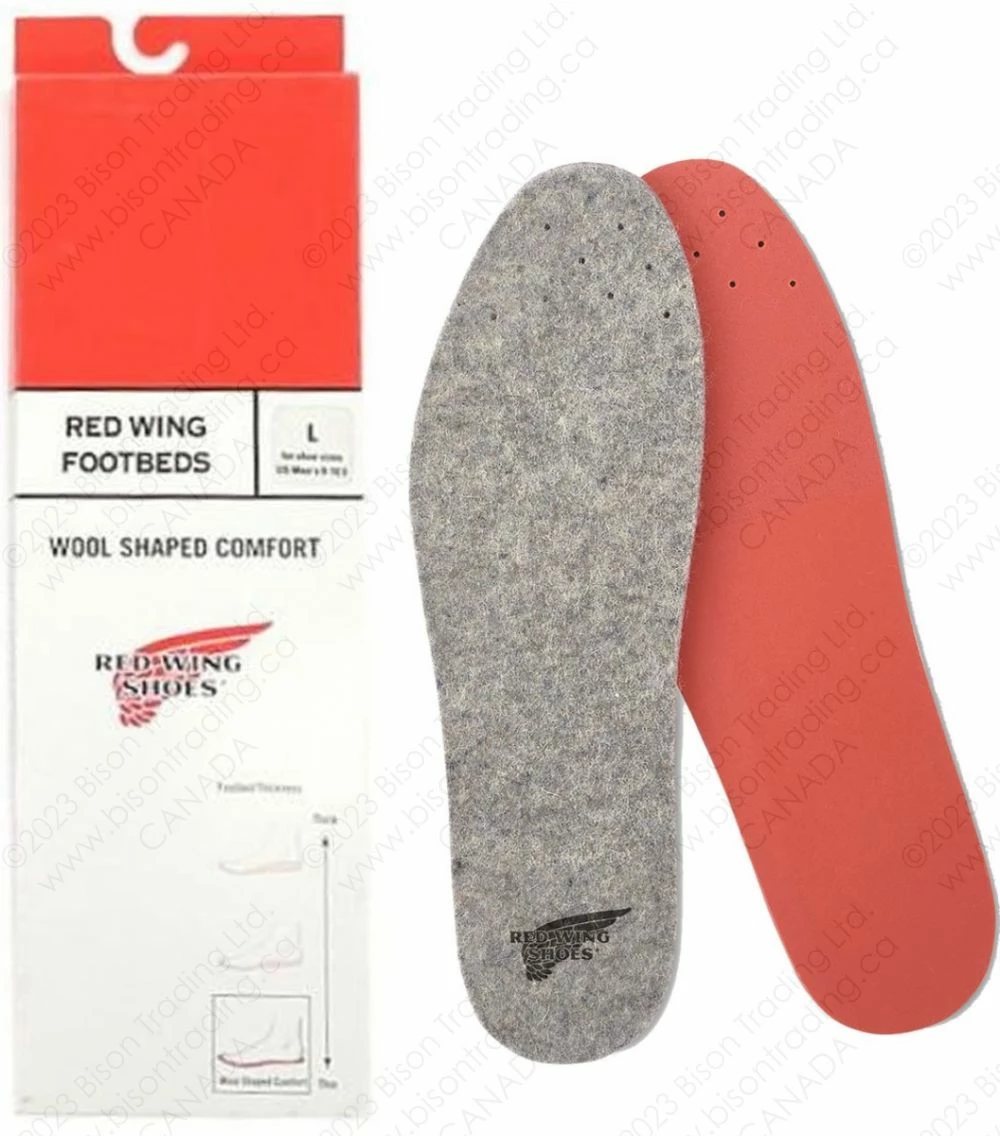 Red Wing Heritage Shaped Comfort Footbed-Wool Item No. 96371 3 Red Wing Heritage Shaped Comfort Footbed-Wool Item No. 96371