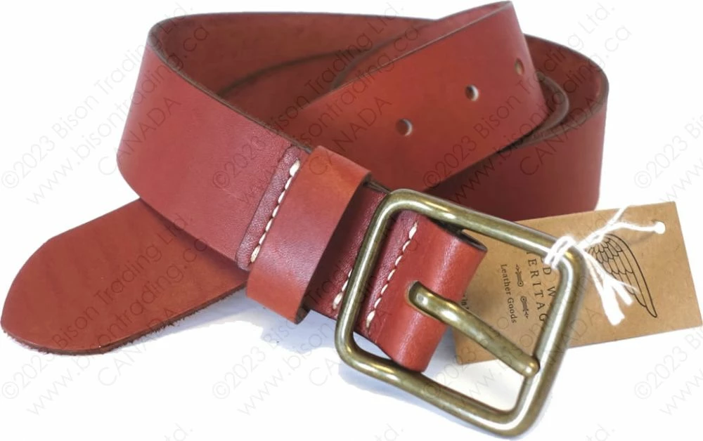 Red Wing Heritage Oro Russet Pioneer Leather - Belt Item No. 96500 4 Red Wing Heritage Oro Russet Pioneer Leather - Belt Item No. 96500 - Image 2
