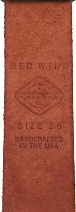 Red Wing Heritage Oro Russet Pioneer Leather - Belt Item No. 96500 14 Red Wing Heritage Oro Russet Pioneer Leather - Belt Item No. 96500 -Bison Trading Shop redwing 96500 36 14