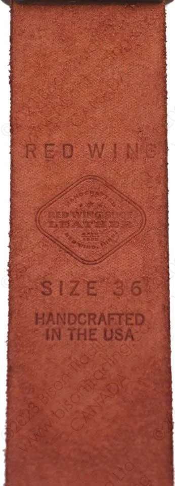 Red Wing Heritage Oro Russet Pioneer Leather - Belt Item No. 96500 7 Red Wing Heritage Oro Russet Pioneer Leather - Belt Item No. 96500 - Image 5