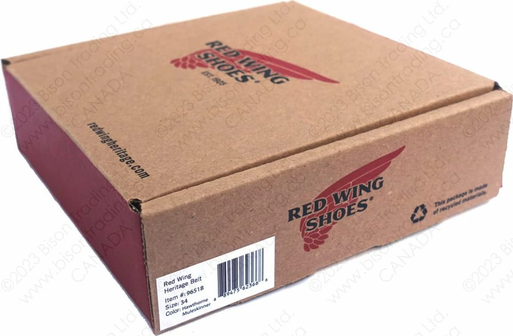 Red Wing Heritage Hawthorne Muleskinner Leather Belt Item No. 96518 7 Red Wing Heritage Hawthorne Muleskinner Leather Belt Item No. 96518 - Image 5