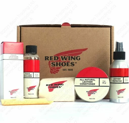 Red Wing Heritage Oil-Tanned Leather Care Product Care Kit Style No. 98030 -Bison Trading Shop redwing 98030 22n 11