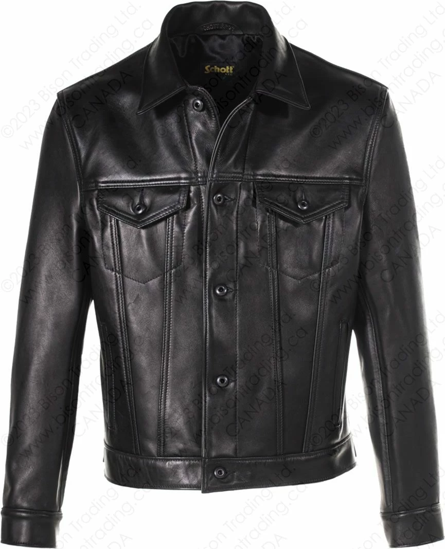 Schott NYC Naked Cowhide Jean Style Jacket STYLE: 121 19 Schott NYC Naked Cowhide Jean Style Jacket STYLE: 121 - Image 17