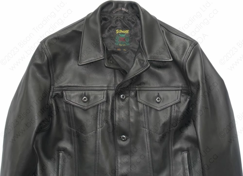 Schott NYC Naked Cowhide Jean Style Jacket STYLE: 121 14 Schott NYC Naked Cowhide Jean Style Jacket STYLE: 121 - Image 12