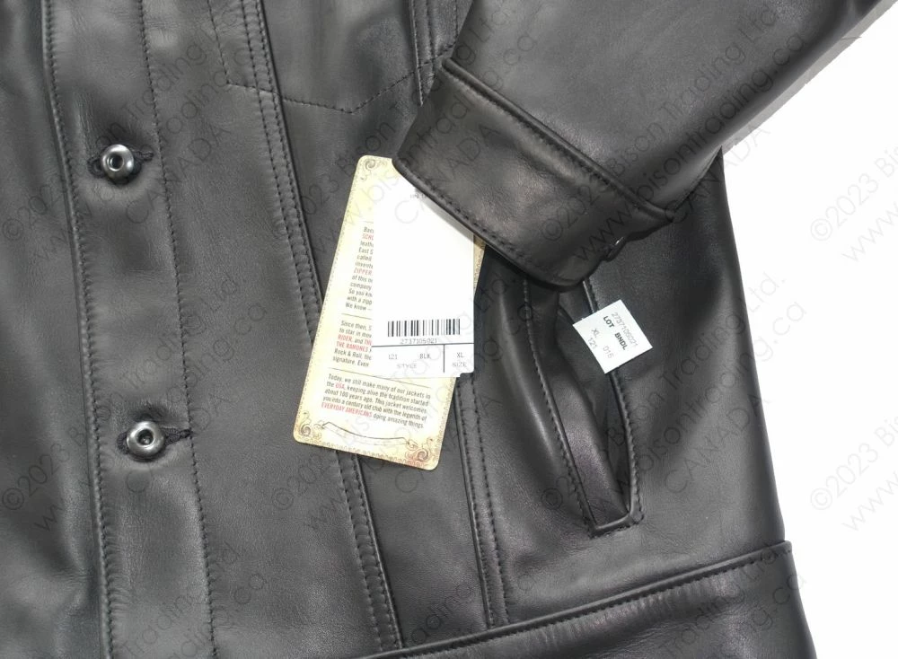 Schott NYC Naked Cowhide Jean Style Jacket STYLE: 121 16 Schott NYC Naked Cowhide Jean Style Jacket STYLE: 121 - Image 14