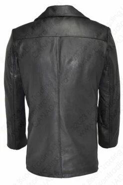 Schott NYC Leather Naval Pea Coat STYLE: 140 -Bison Trading Shop schott 140 3