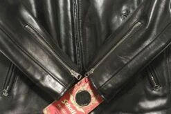 Schott NYC Classic Schott Racer Black Leather Motorcycle Jacket In Horsehide STYLE: 641HH 34 Schott NYC Classic Schott Racer Black Leather Motorcycle Jacket In Horsehide STYLE: 641HH -Bison Trading Shop schott 141hh 24