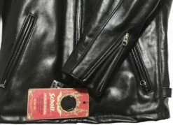 Schott NYC Classic Schott Racer Black Leather Motorcycle Jacket In Horsehide STYLE: 641HH 35 Schott NYC Classic Schott Racer Black Leather Motorcycle Jacket In Horsehide STYLE: 641HH -Bison Trading Shop schott 141hh 25