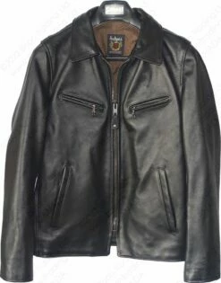 Schott NYC James Men's Retro Style Naked Cowhide Jacket STYLE: 165