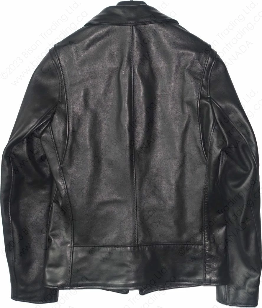 Schott NYC James Men's Retro Style Naked Cowhide Jacket STYLE: 165 4 Schott NYC James Men's Retro Style Naked Cowhide Jacket STYLE: 165 - Image 2