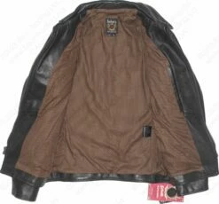 Schott NYC James Men's Retro Style Naked Cowhide Jacket STYLE: 165 26 Schott NYC James Men's Retro Style Naked Cowhide Jacket STYLE: 165 -Bison Trading Shop schott 165 17