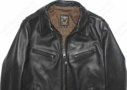 Schott NYC James Men's Retro Style Naked Cowhide Jacket STYLE: 165 29 Schott NYC James Men's Retro Style Naked Cowhide Jacket STYLE: 165 -Bison Trading Shop schott 165 20