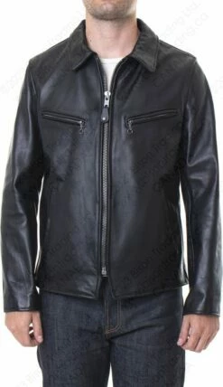 Schott NYC James Men's Retro Style Naked Cowhide Jacket STYLE: 165 37 Schott NYC James Men's Retro Style Naked Cowhide Jacket STYLE: 165 -Bison Trading Shop schott 165 3