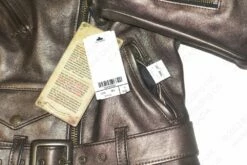 Schott NYC Women's Metallic Lambskin Cropped Perfecto® Jacket STYLE: 221W -Bison Trading Shop schott 221w s 23